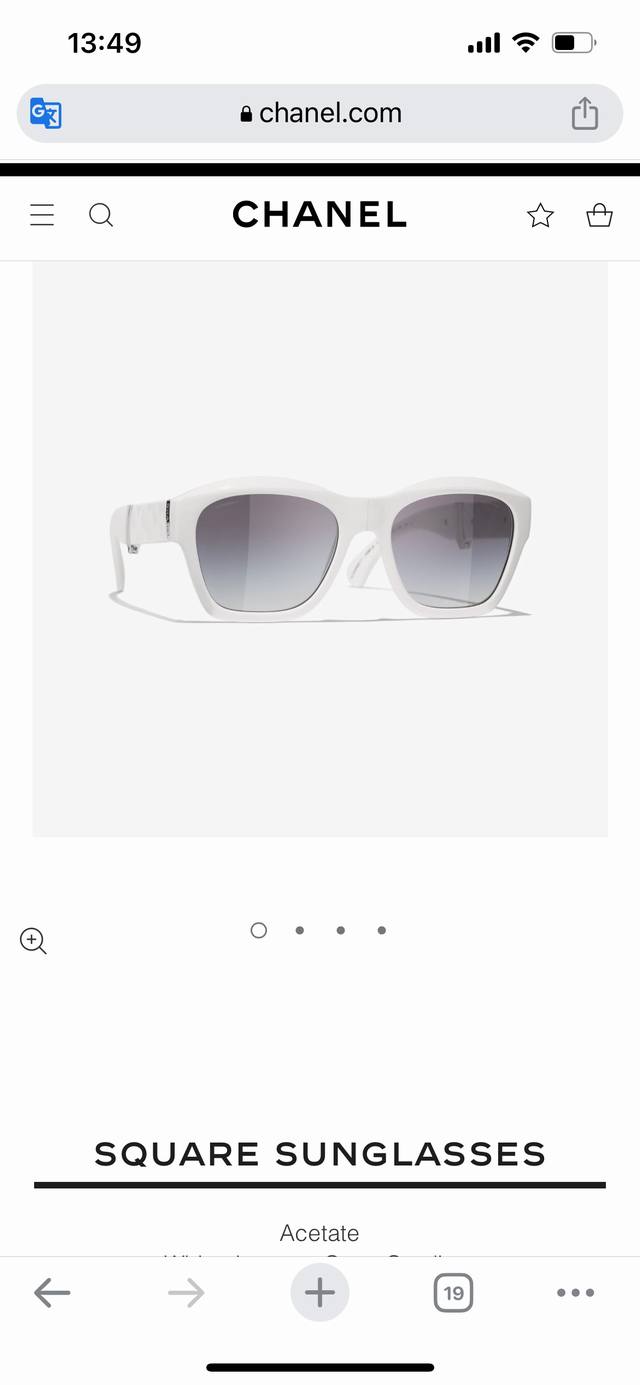 Chane* 今日王牌 口袋折叠墨镜 Mod 6055-B Size 54-19-140 Foldable Sunglasses